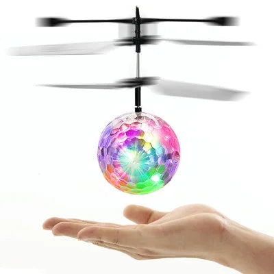 LED Flying Ball Aircraft – Infrared Induction Gesture Control Helicopter