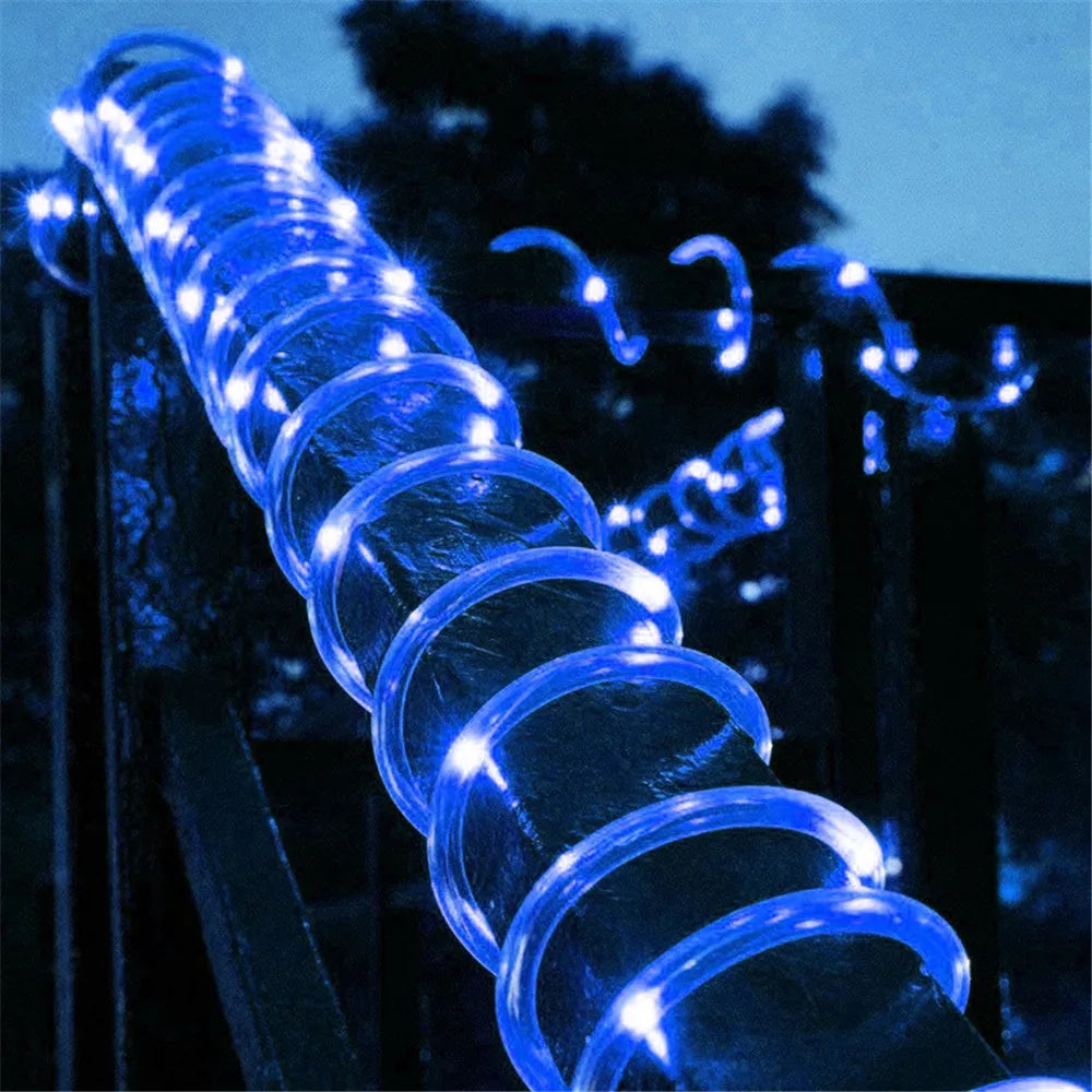 Outdoor Solar Tube Rope LED Light – Garden Party Decor