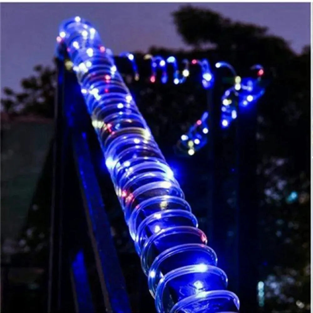 7m LED Solar Rope Lights – Outdoor Garden, Waterproof, 8 Modes