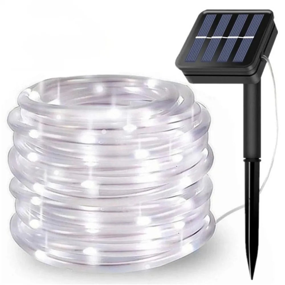 Outdoor Solar Tube Rope LED Light – Garden Party Decor