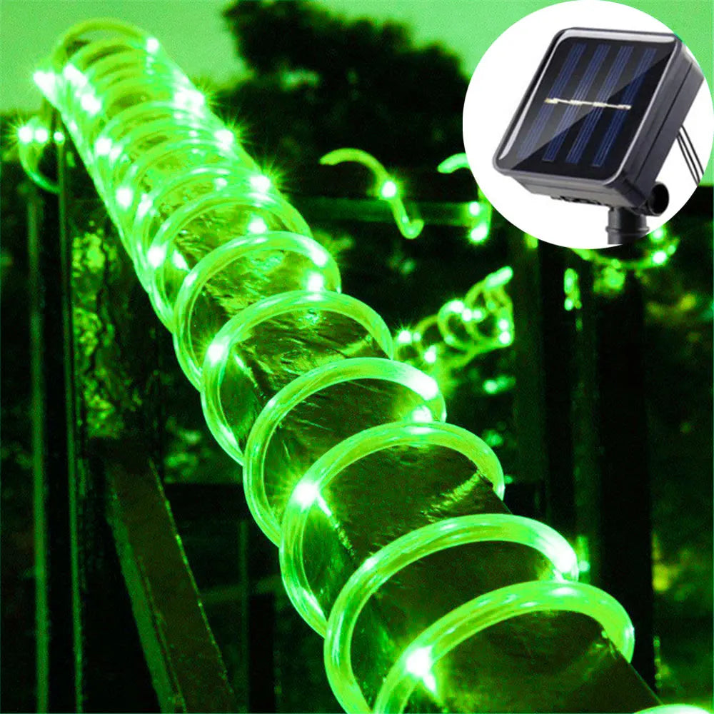 Outdoor Solar Tube Rope LED Light – Garden Party Decor