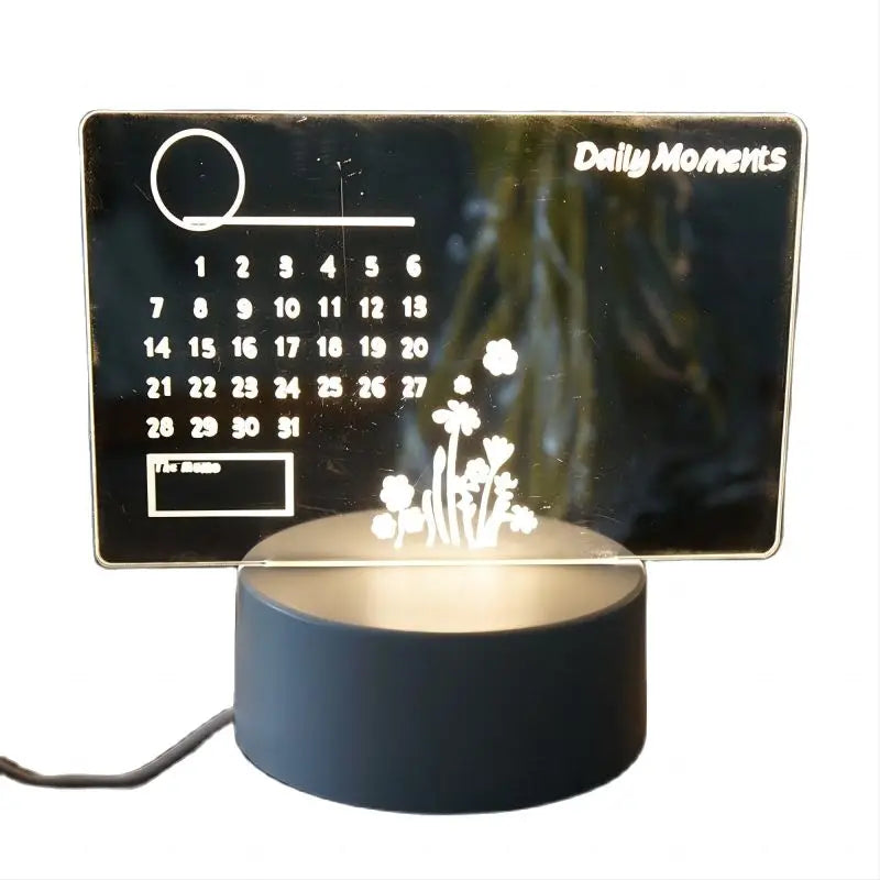 Creative LED Note Board Night Light – USB Rechargeable Message Lamp