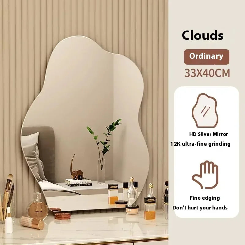 Nordic LED Mirror – Wall Bathroom Aesthetic Funky Home Decor