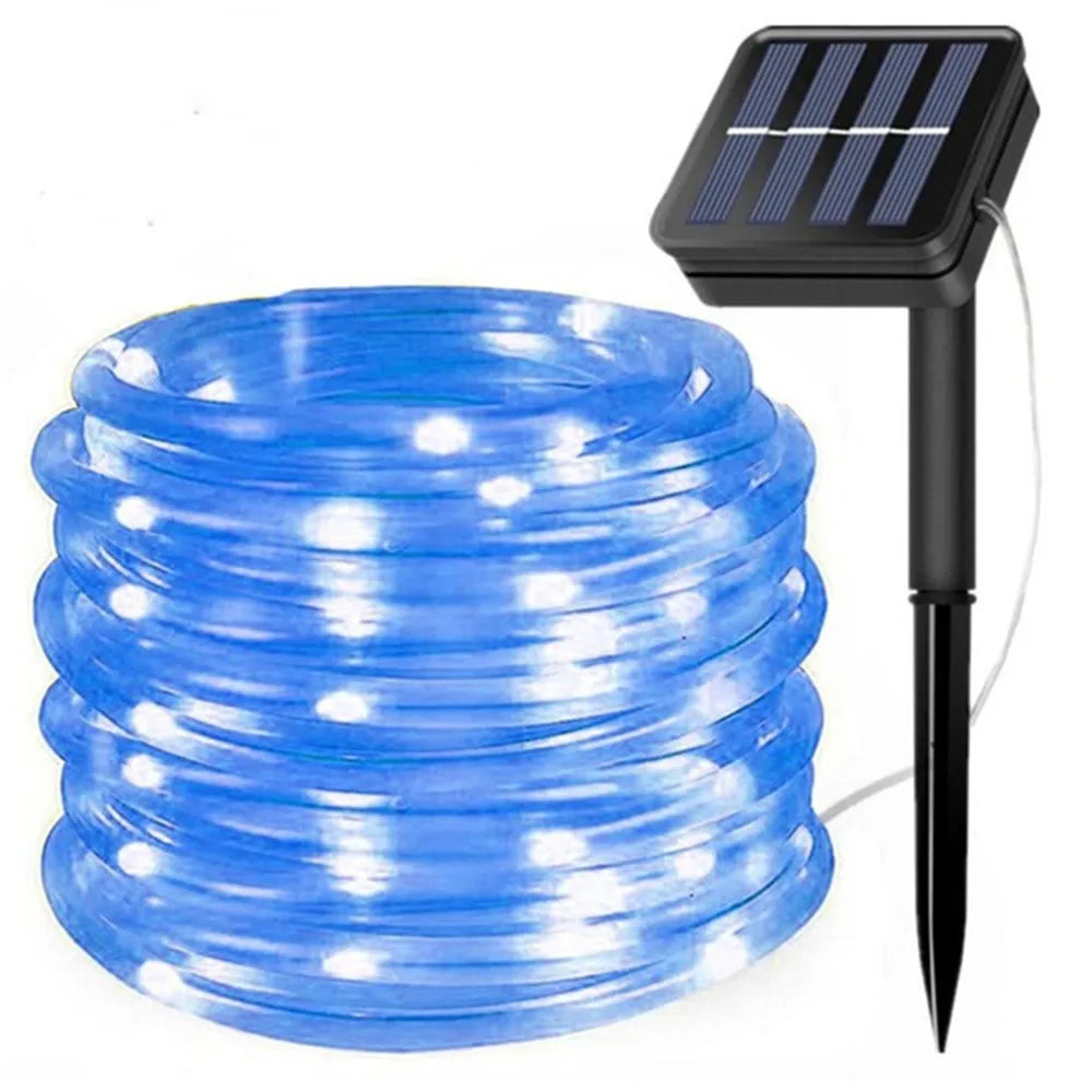 Outdoor Solar Tube Rope LED Light – Garden Party Decor