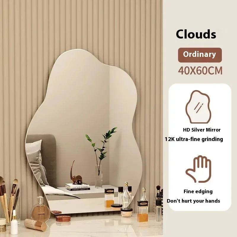 Nordic LED Mirror – Wall Bathroom Aesthetic Funky Home Decor