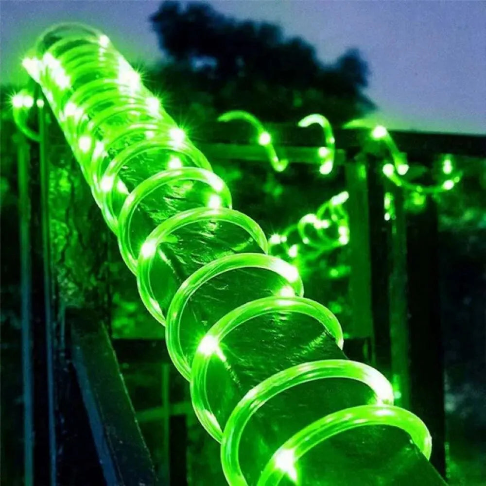 7m LED Solar Rope Lights – Outdoor Garden, Waterproof, 8 Modes