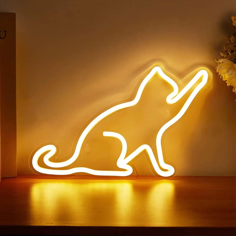 USB Powered Cat LED Neon Sign 