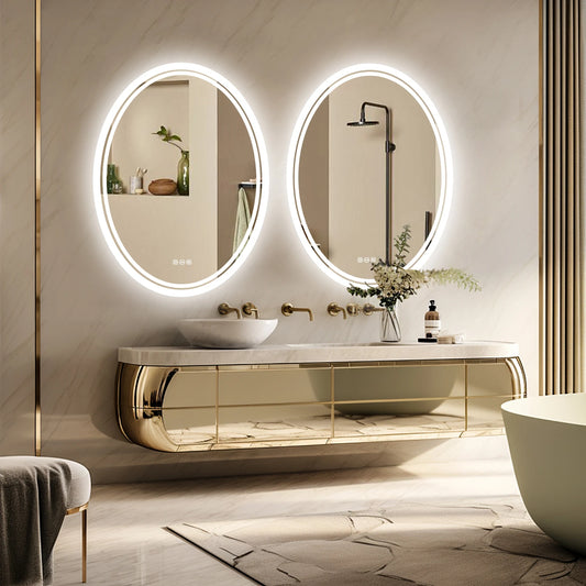 Oval Vanity Mirror LED Bathroom 