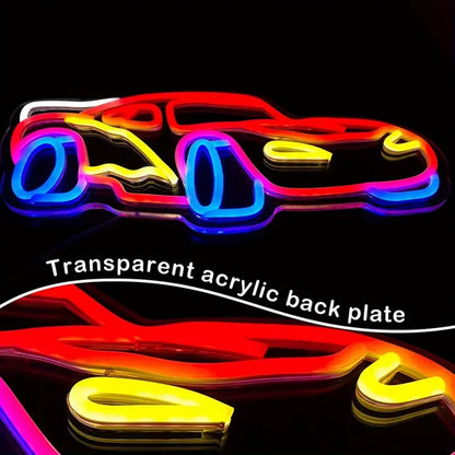 Neon LED Car Sign 