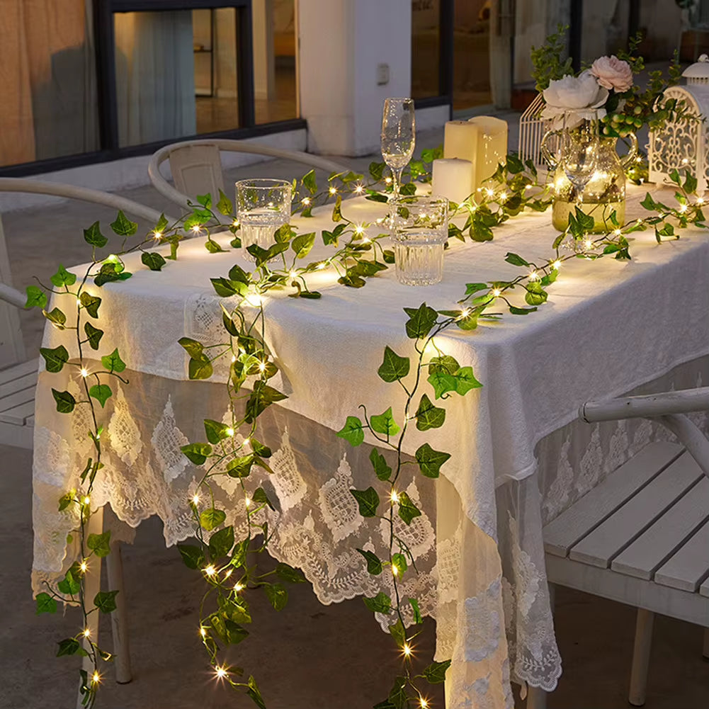 Artificial Solar Ivy String Lights