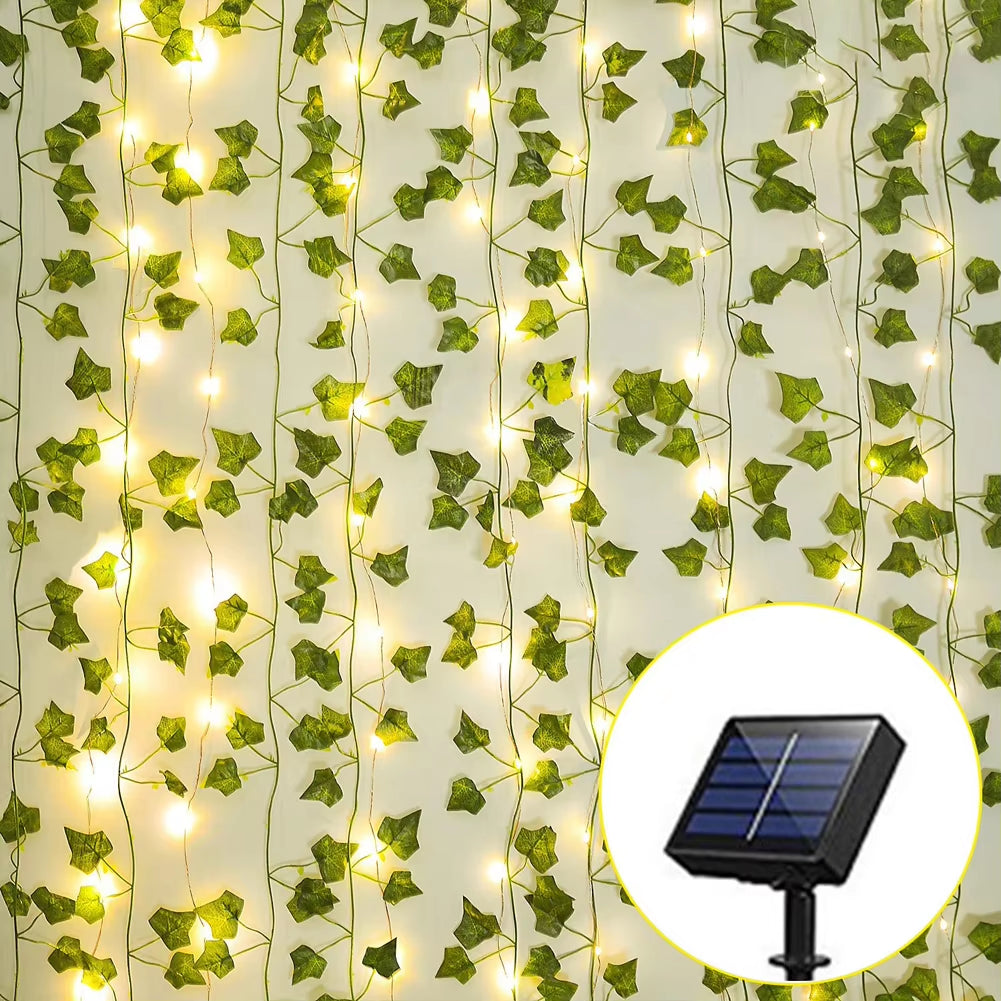 Artificial Solar Ivy String Lights