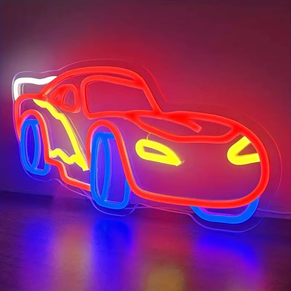 Neon LED Car Sign 