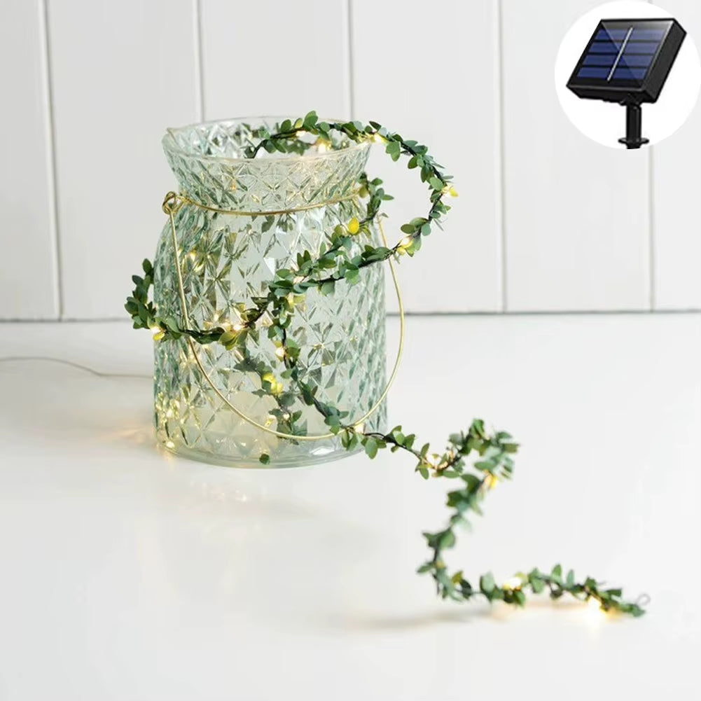 Artificial Solar Ivy String Lights