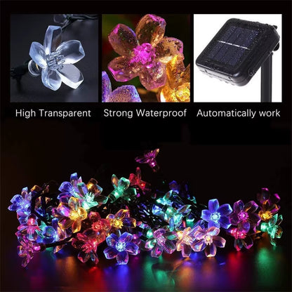 LED Outdoor Waterproof Solar String Lights 