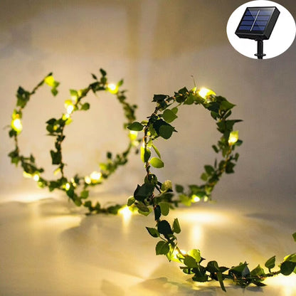 Artificial Solar Ivy String Lights