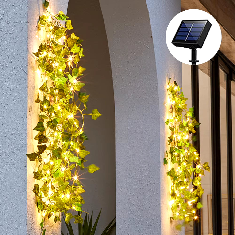 Artificial Solar Ivy String Lights