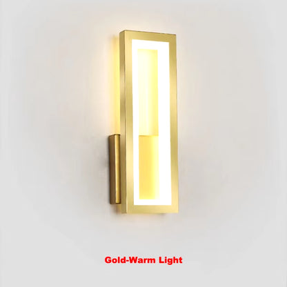 Modern Minimalist Wall Lamps Home Decor Living Room Bedroom Bedside 17W Ac96V-260V Led Sconce Black White Light Aisle Decoration