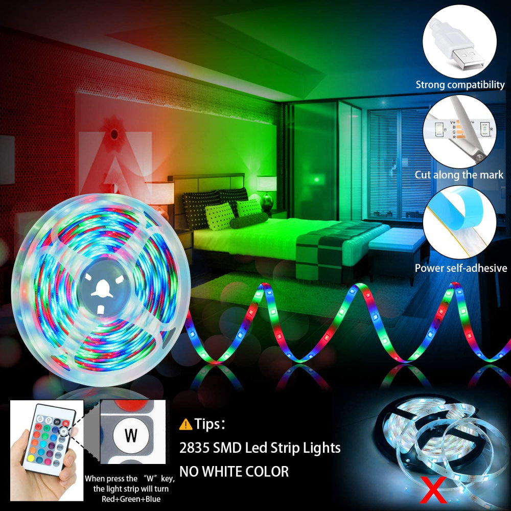 LED Strip Lights RGB 2835 Bluetooth Control USB Flexible