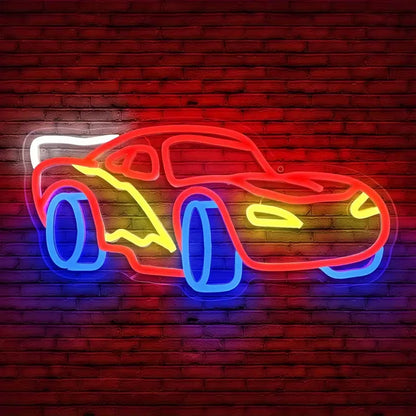 Neon LED Car Sign 