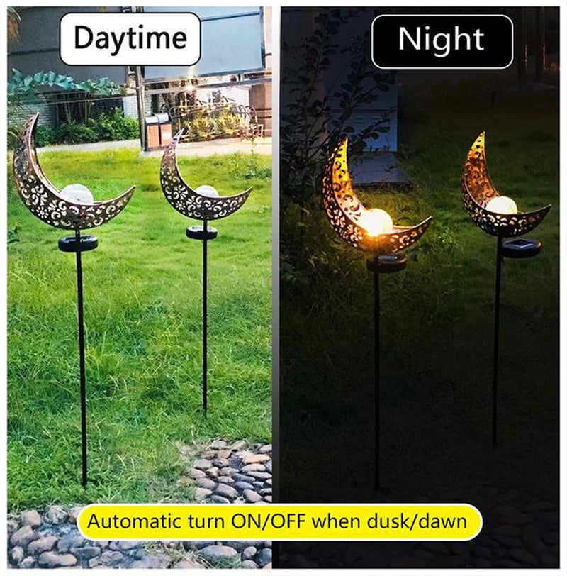 LED Solar Flame Light Metal LED Garden Light Flame Effect Lamp Waterproof Outdoor Lights Landscape Lights Solar Decorative Light