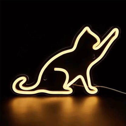 USB Powered Cat LED Neon Sign 