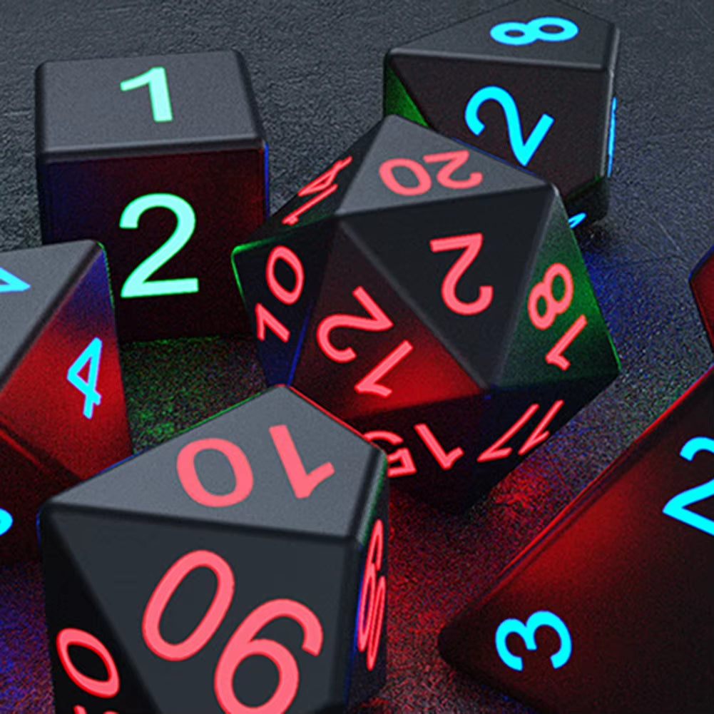 Electronic Luminous LED Dice Set 