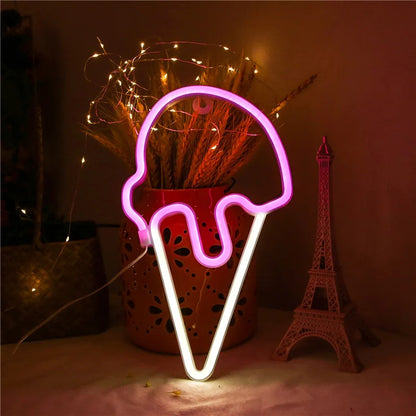 LED Neon Sign – USB/Battery for Bar, Bedroom, Party Decor
