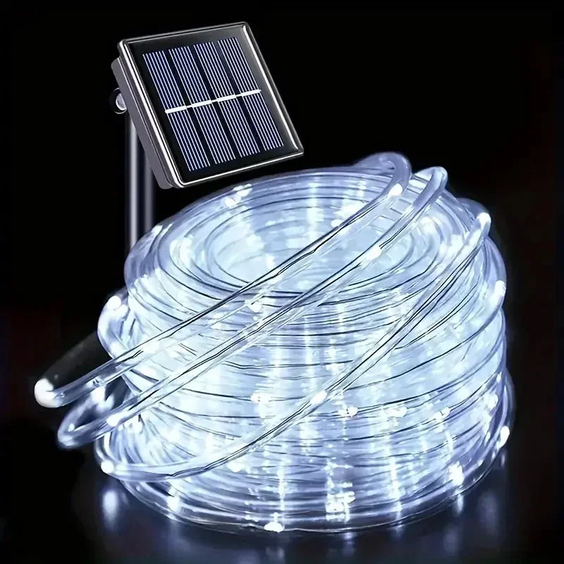 Solar LED Rope Lights – Waterproof 8 Modes for Outdoor Garden & Patio