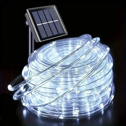 Solar LED Rope Lights – Waterproof 8 Modes for Outdoor Garden & Patio