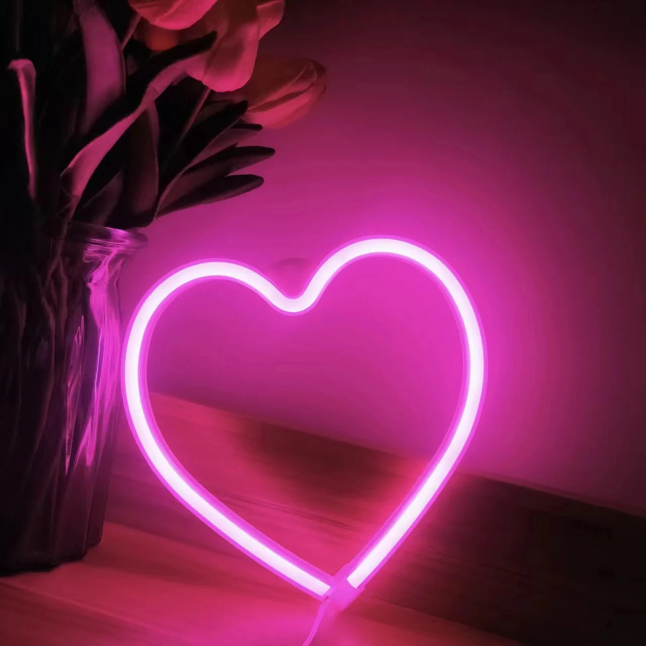 LED Neon Sign – USB/Battery for Bar, Bedroom, Party Decor