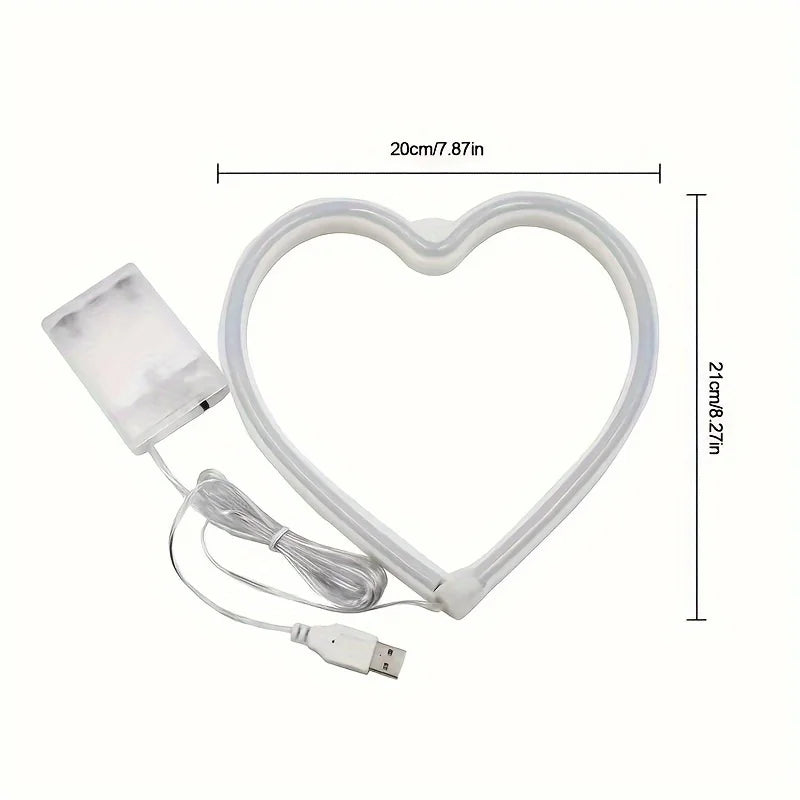 LED Neon Sign – USB/Battery for Bar, Bedroom, Party Decor