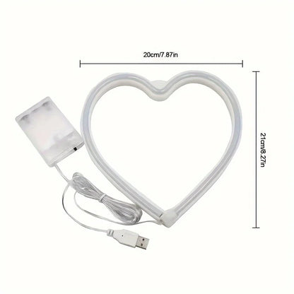LED Neon Sign – USB/Battery for Bar, Bedroom, Party Decor