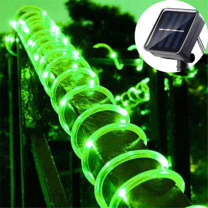 Outdoor Solar Tube Rope LED Light – Garden Party Decor