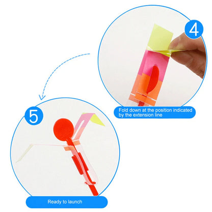 LED Light Arrow Toy – Glow in the Dark Outdoor Rocket Helicopter Toy