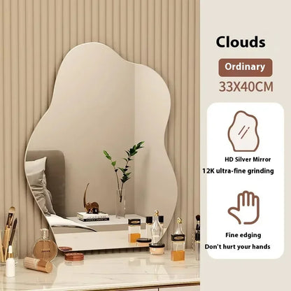 Nordic LED Mirror – Wall Bathroom Aesthetic Funky Home Decor