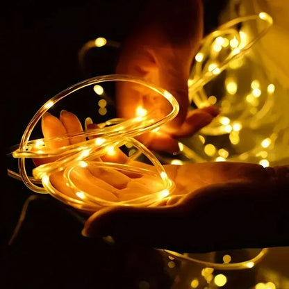 Solar LED Rope Lights – Waterproof 8 Modes for Outdoor Garden & Patio
