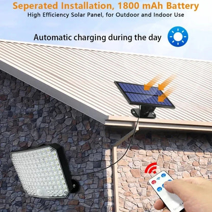 Solar LED Wall Lights – Motion Sensor, IP65 Waterproof, Remote