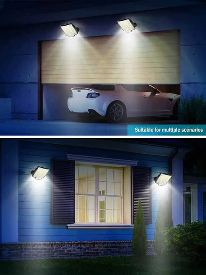 Solar LED Wall Lights – Motion Sensor, IP65 Waterproof, Remote