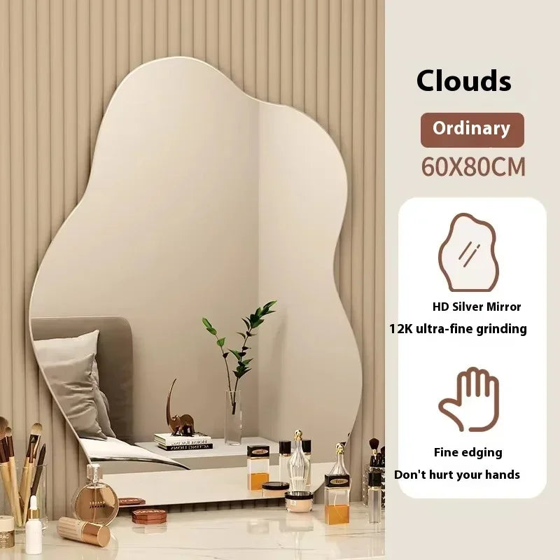 Nordic LED Mirror – Wall Bathroom Aesthetic Funky Home Decor