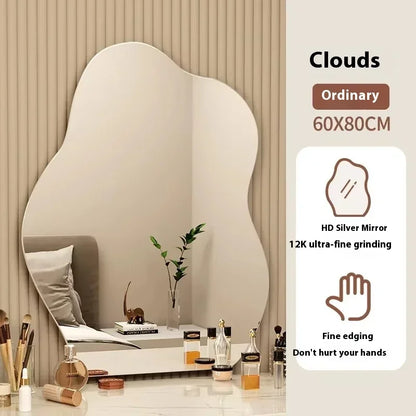 Nordic LED Mirror – Wall Bathroom Aesthetic Funky Home Decor