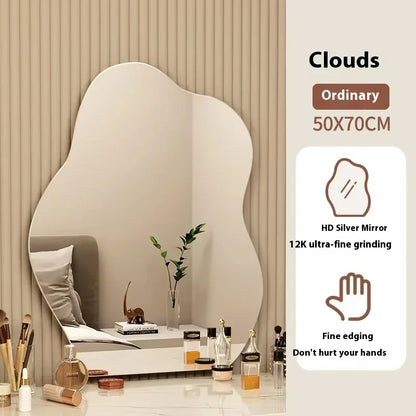 Nordic LED Mirror – Wall Bathroom Aesthetic Funky Home Decor