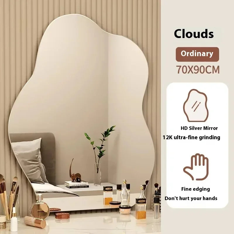 Nordic LED Mirror – Wall Bathroom Aesthetic Funky Home Decor
