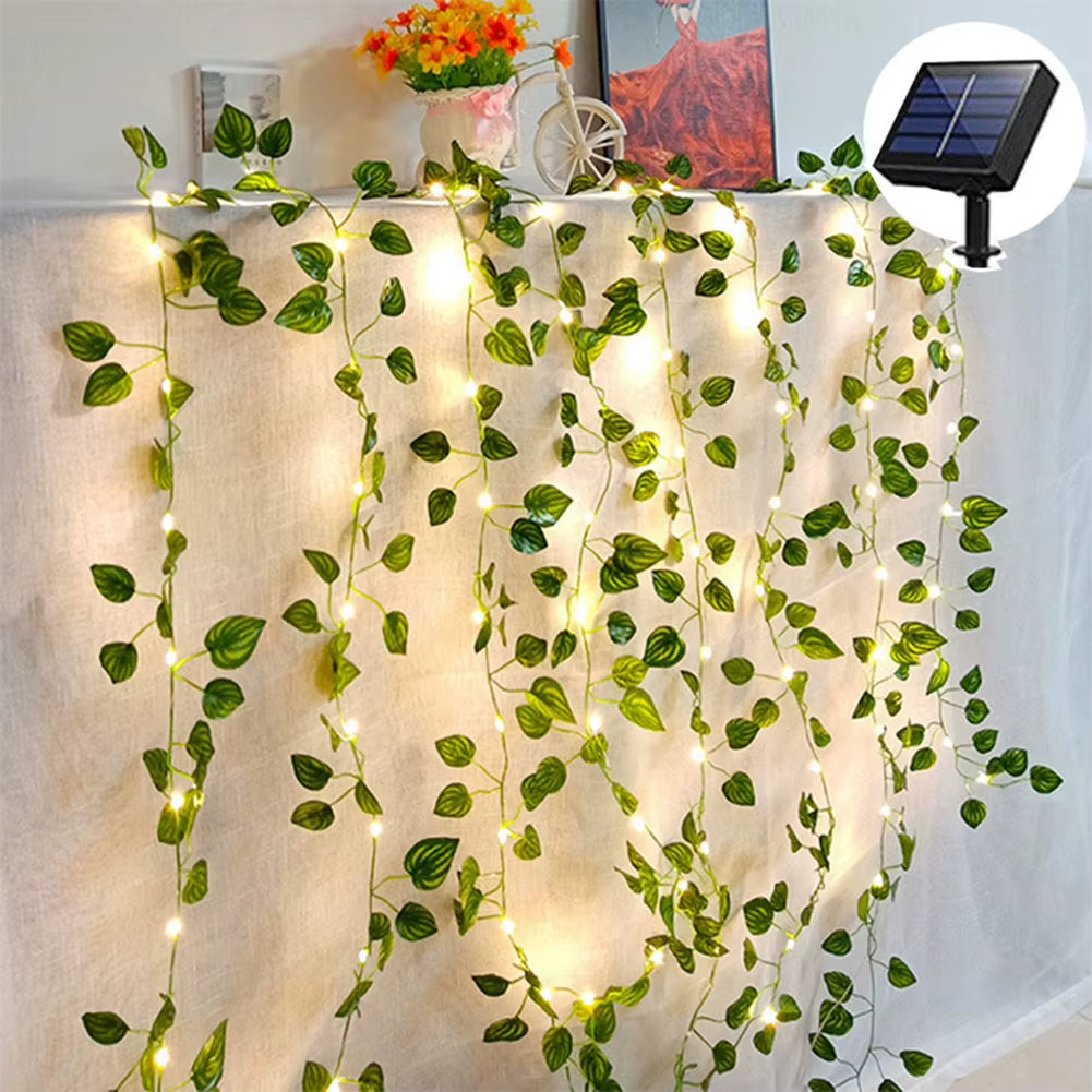 Artificial Solar Ivy String Lights