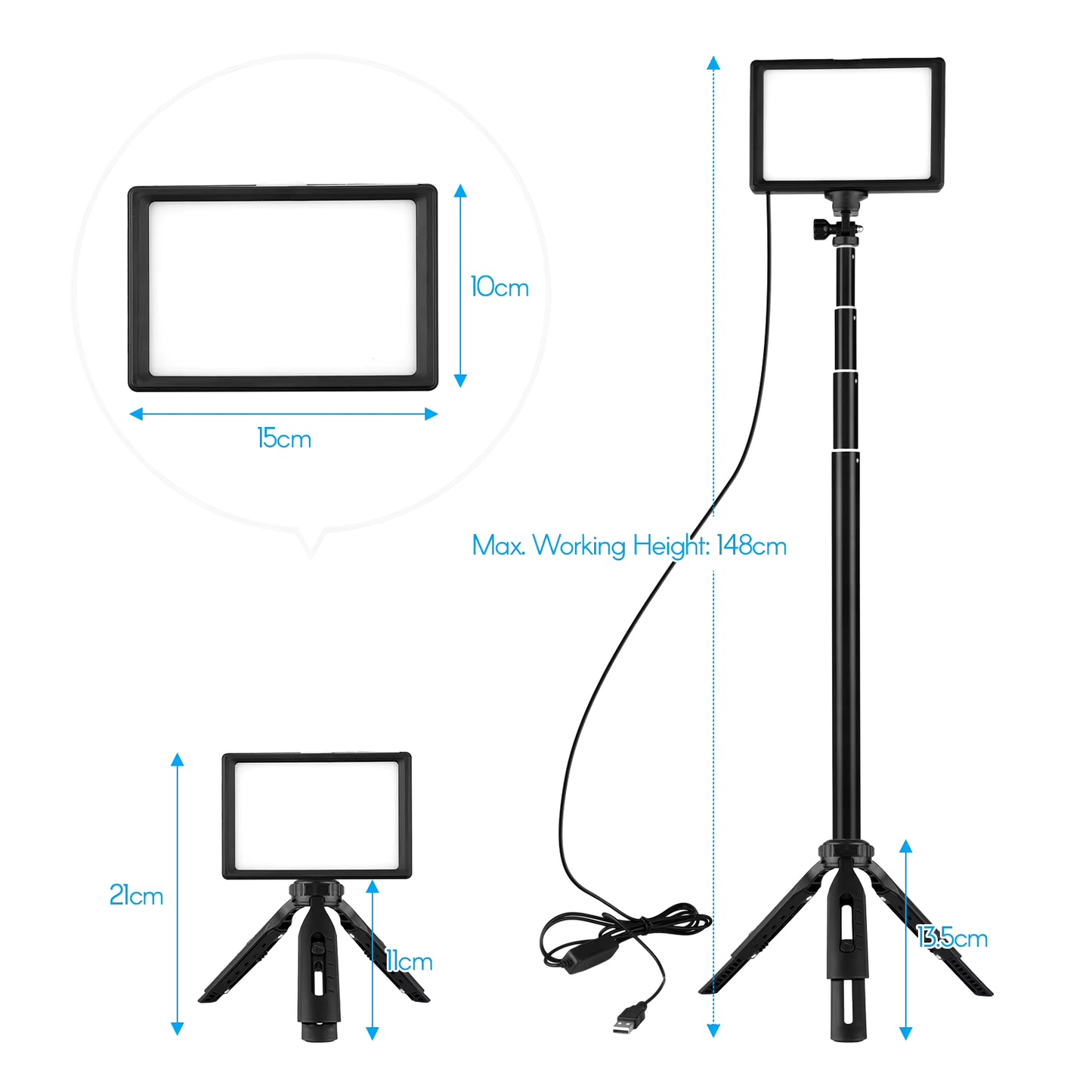 USB LED Photography  Light Kit 