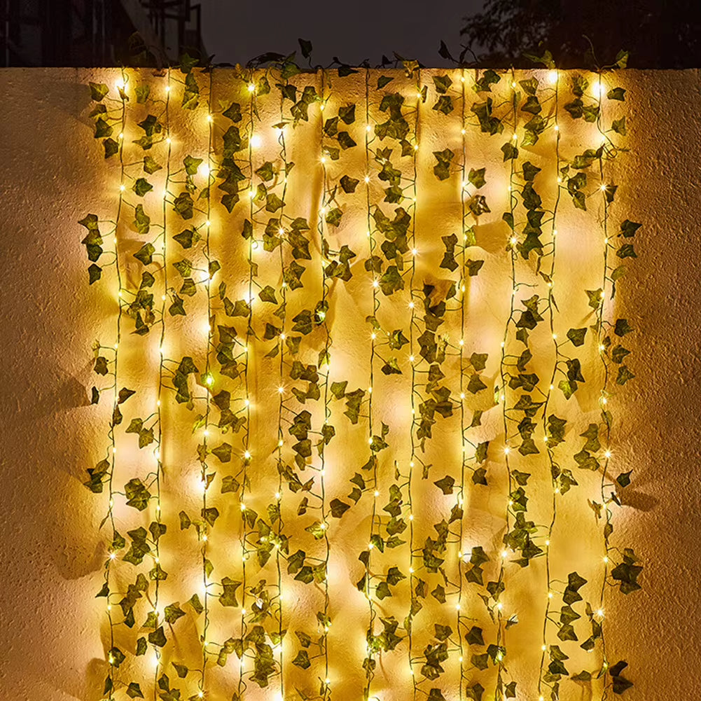 Artificial Solar Ivy String Lights