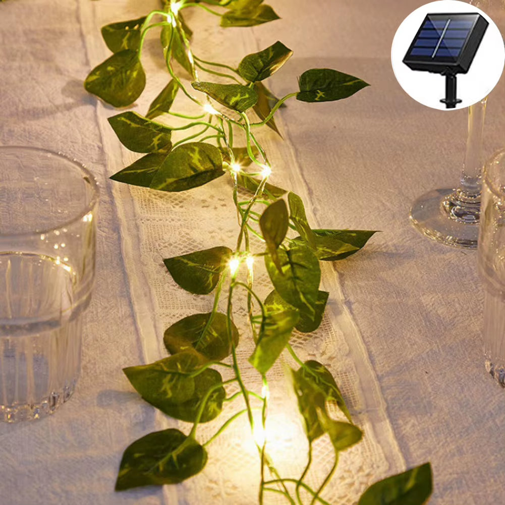 Artificial Solar Ivy String Lights