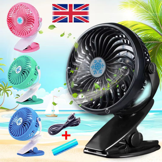 USB Rechargeable Mini Cooling-Desk Fan 