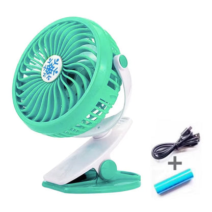 USB Rechargeable Mini Cooling-Desk Fan 