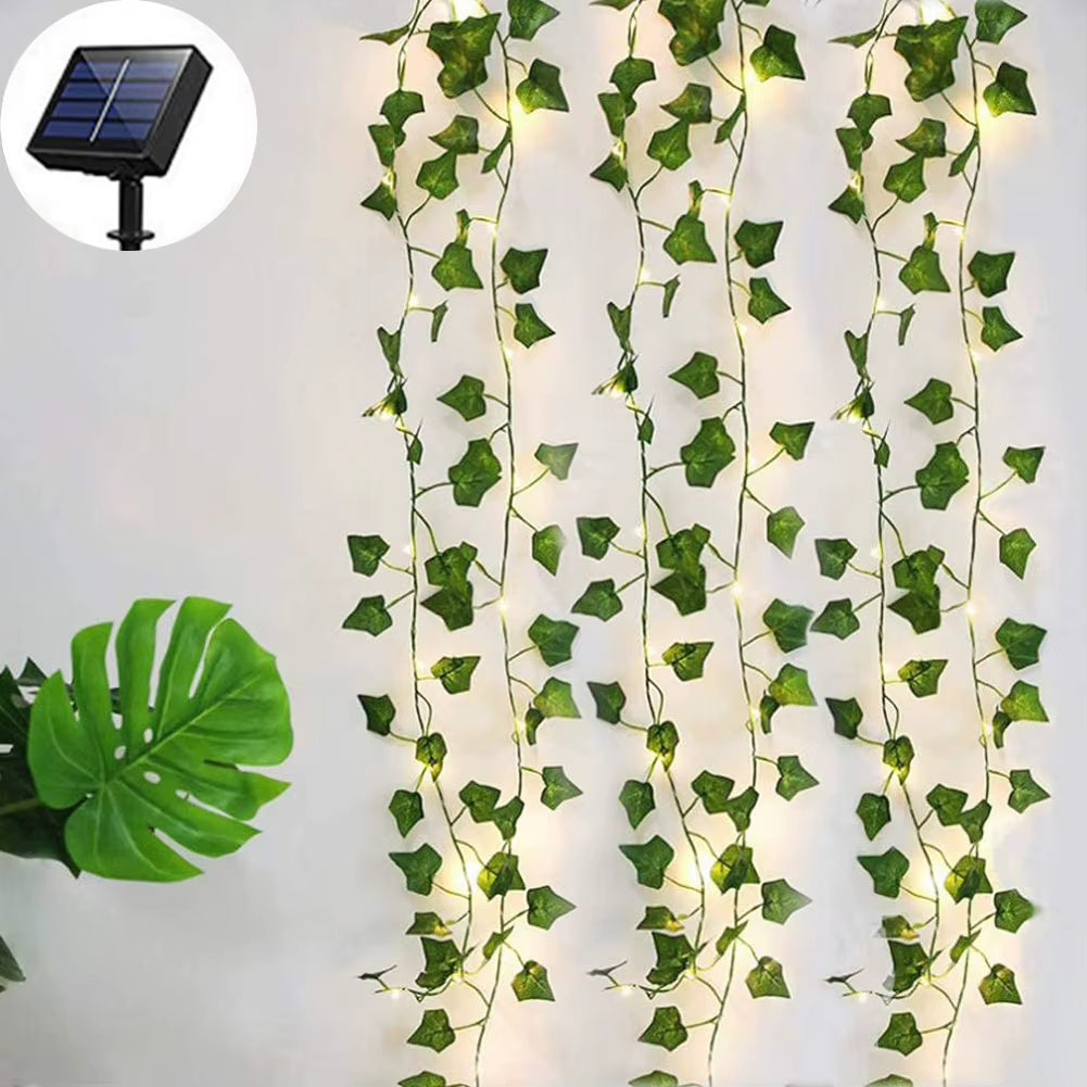 Artificial Solar Ivy String Lights