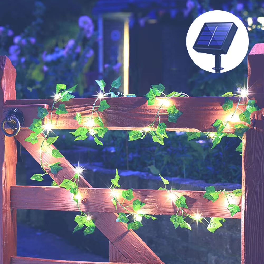 Artificial Solar Ivy String Lights